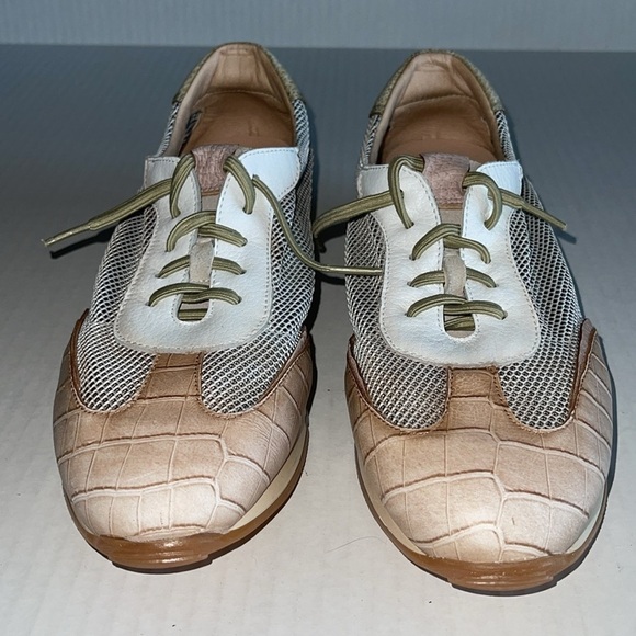 Hispanitas Kaira Leather And Mesh Trainers - Picture 6 of 14